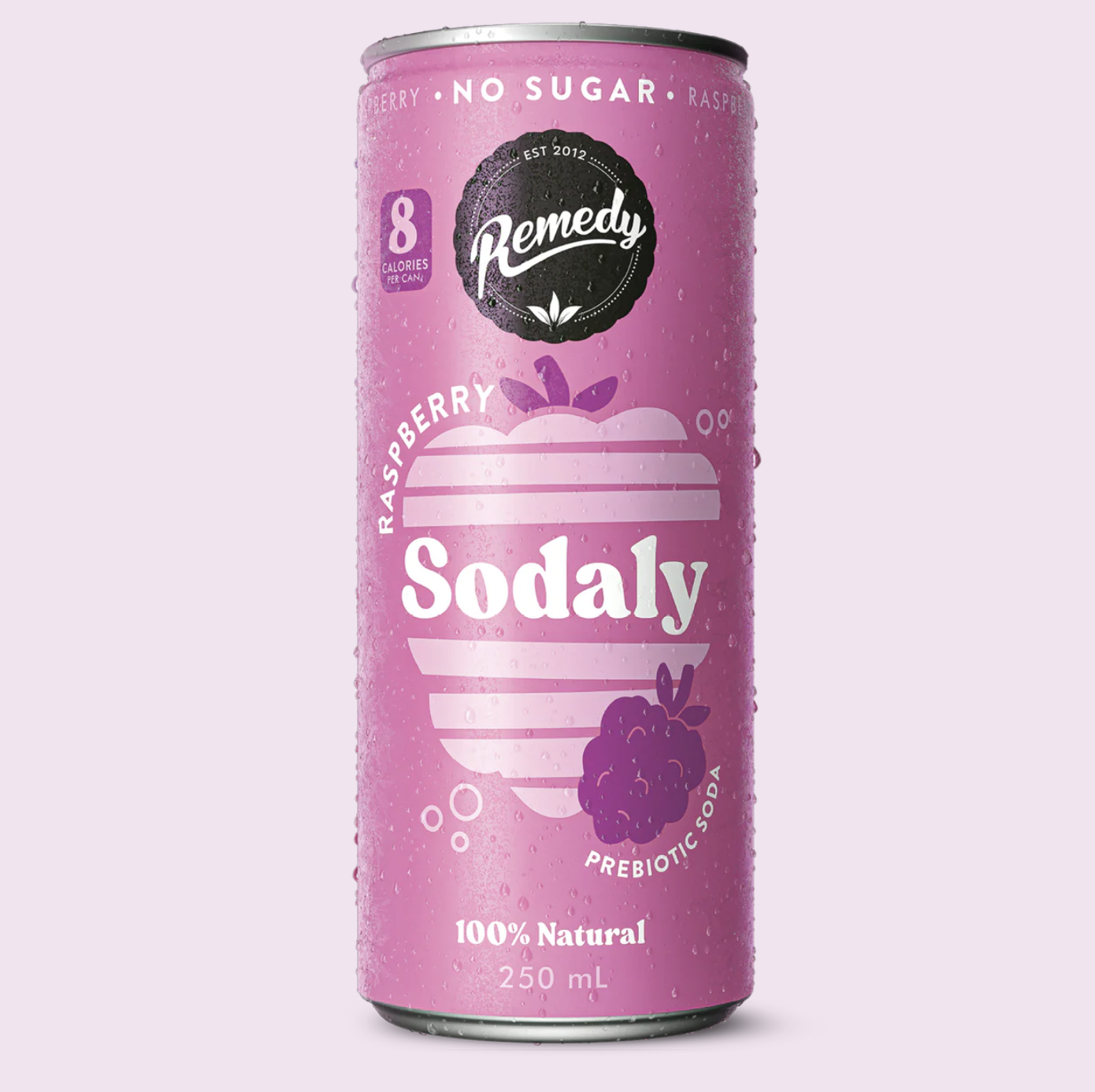 Remedy Sodaly Raspberry (4x250ml)